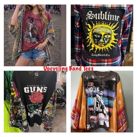 The Rolling Stones Band Sweatshirt raised stud metal rhinestone logo - Picture 7 of 8